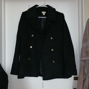 J.Crew Wool Coat with Buttons